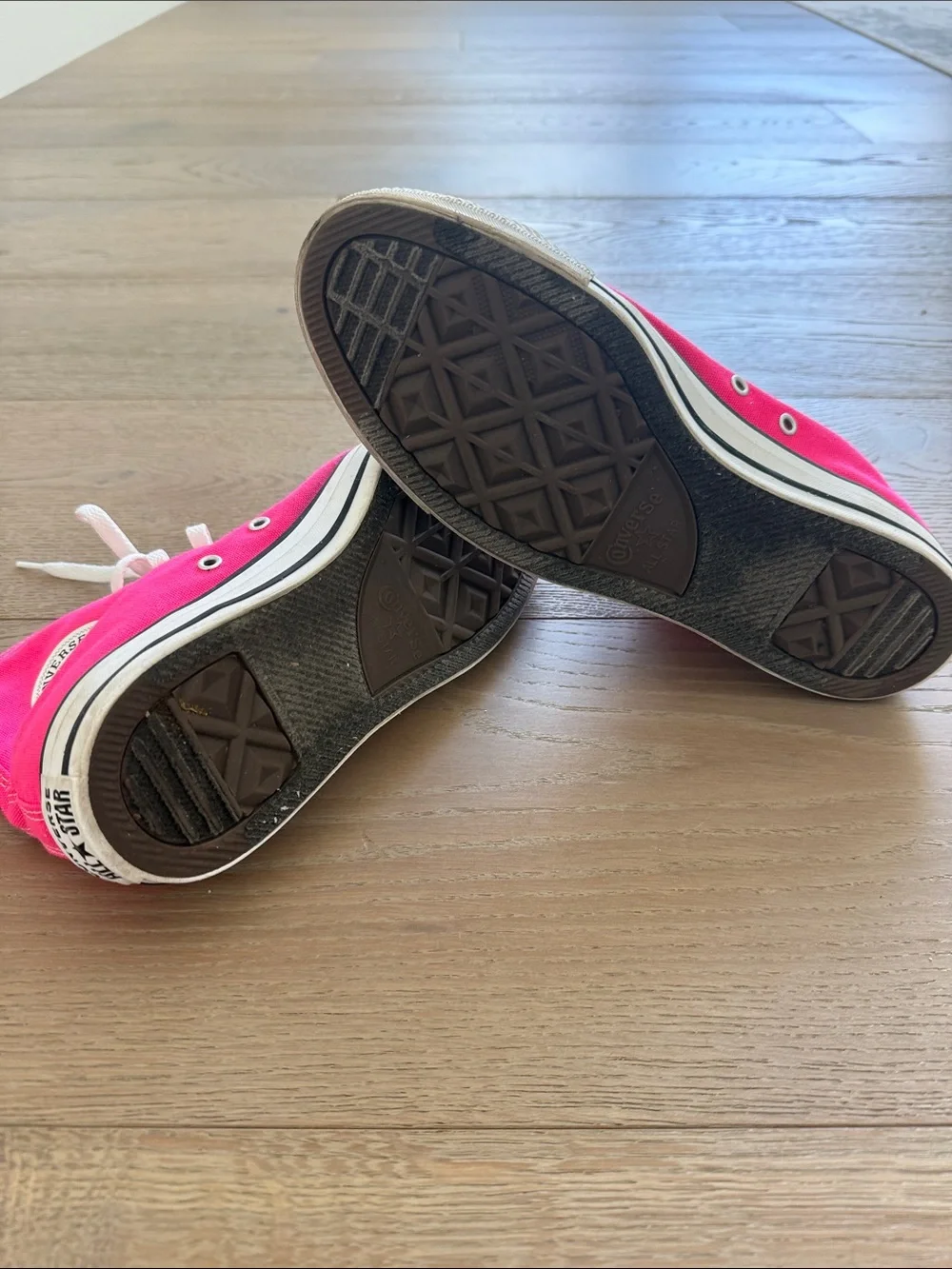 Women’s Converse Hot Pink High Top Sneakers